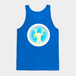 No Text and Plain Bright Colors Version - Believer's World with Resident Woppo Tank Top